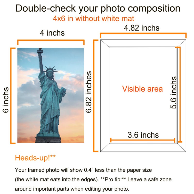 SESEAT 4x6 Picture Frame Set of 10, Wall and Tabletop Display, Mix Multi Color - Image 2